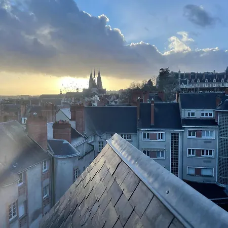 Duplex Elegant Et Lumineux Avec Vue Sur Le Chateau Blois Esterno foto