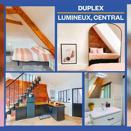 Duplex Elegant Et Lumineux Avec Vue Sur Le Chateau Blois Esterno foto