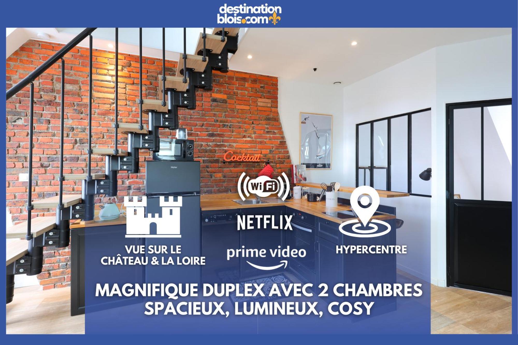Duplex Elegant Et Lumineux Avec Vue Sur Le Chateau
